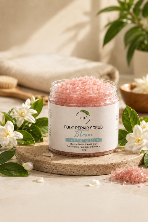 Foot repair scrub